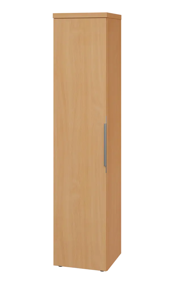 SIN 5 - 4D kancelářská skříň, 1-dveřová, levá, 1820x400x400, buk royal